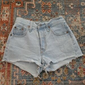 Levi's 501 cutoff jean shorts
